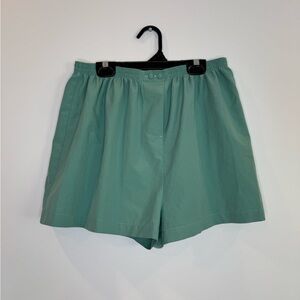 Kayanna seafoam green satiny Women's Green Shorts size large